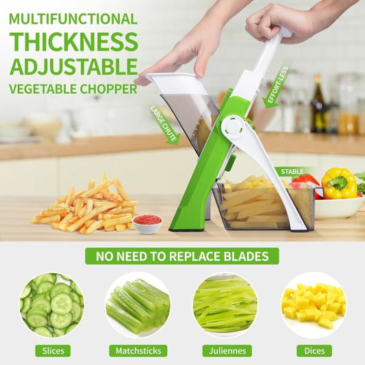 4 In 1 Vegetable Cutter Chopper Adjustable Multi-function Drum Cutter Vertical Vegetable Cutter Kitchen Shredder Grater Artifact (random Color)